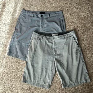 Lot of 2 Travis Mathew shorts size 34 - bundle